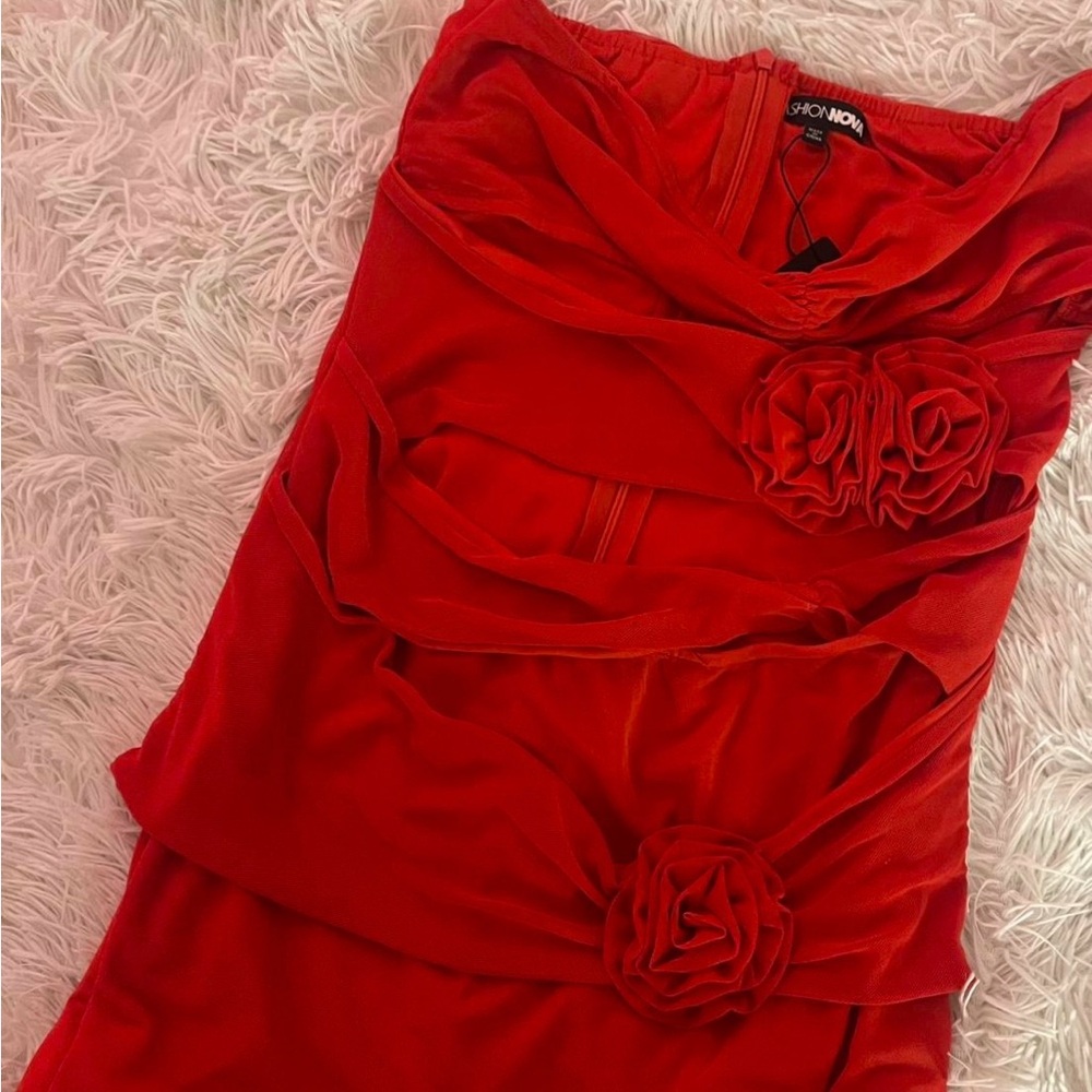 Fashion Nova Red Mini Dress